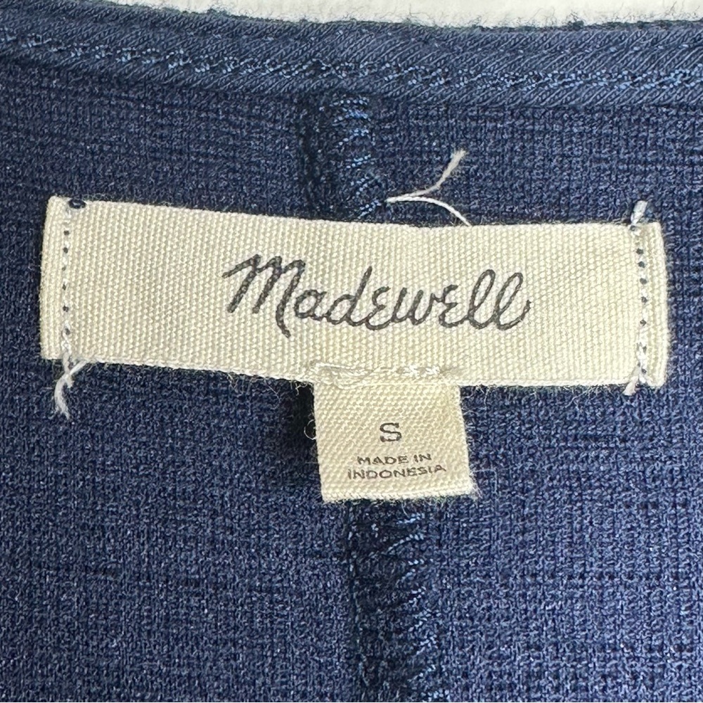 Madewell Women’s Cross-Front Flutter Sleeve Mini Dress Size Small - Picture 4 of 12